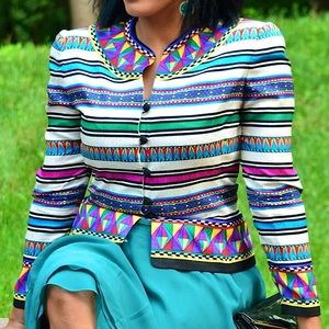 Vintage Adrienna Silk Blazer